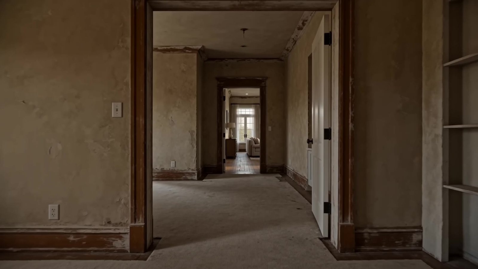 Living space before renovation