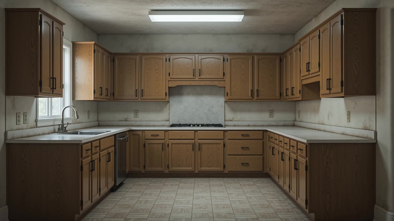 Kitchen before remodel