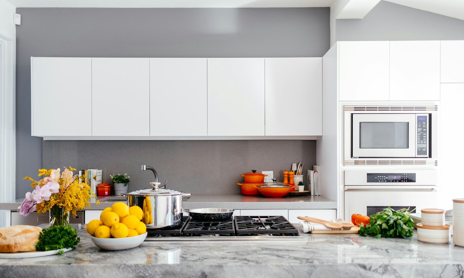 Modern remodeled kitchen with island